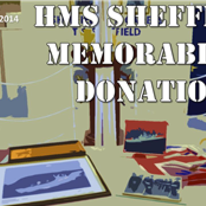 HMS Sheffield Memorabilia Donation