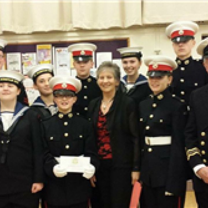 Scimitar crew attend Friends of the Sea...