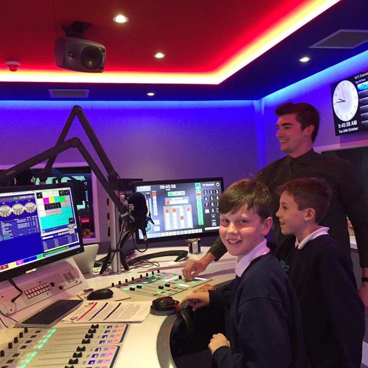 Junior Sea Cadets Visiting Capital FM & Heart FM