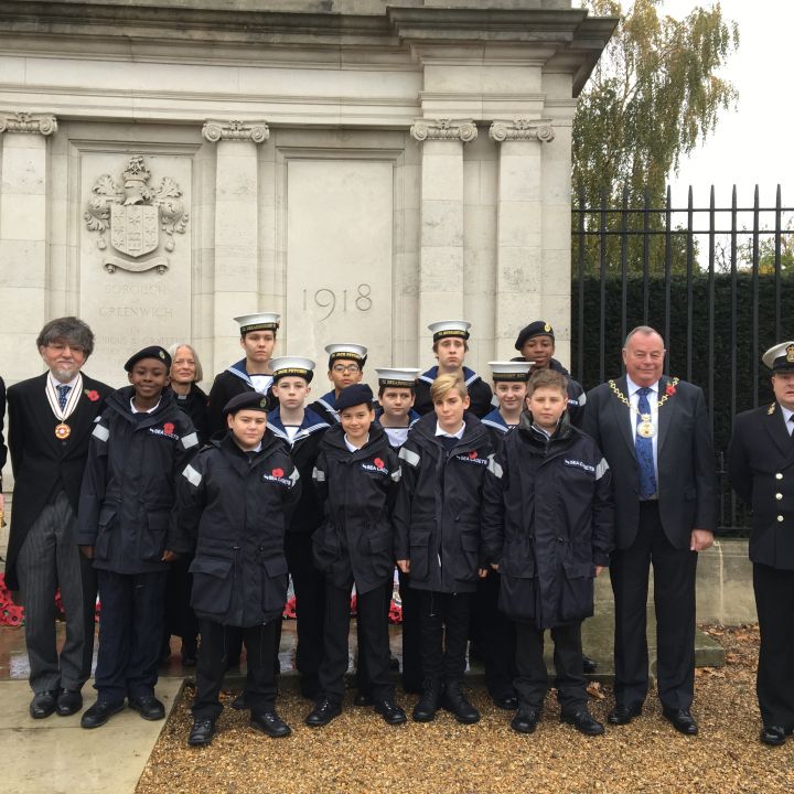 Wreath laying ceremony at Maze Hill Memorial 2017