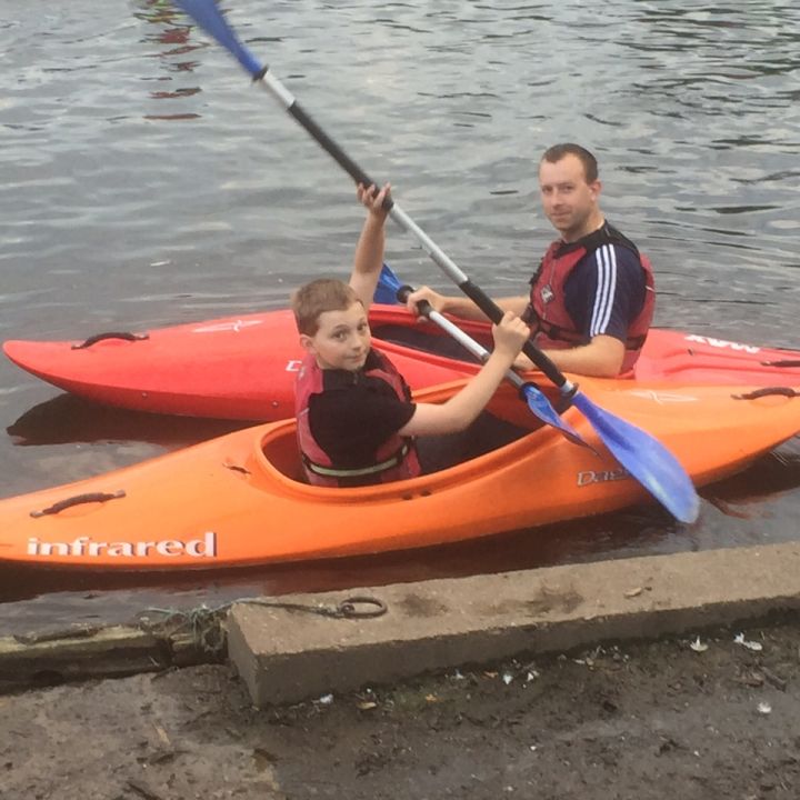 Boating at Mote park