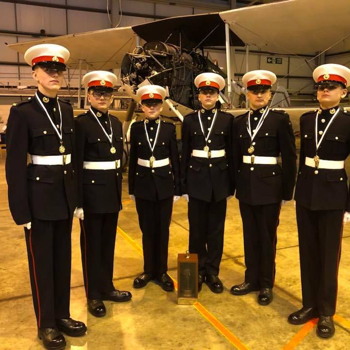 RM Cadets win 3 Troop Drill Competition