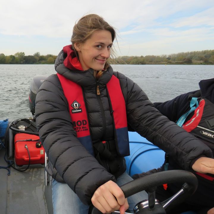 Laura Bingham at Thrapston Boat Station