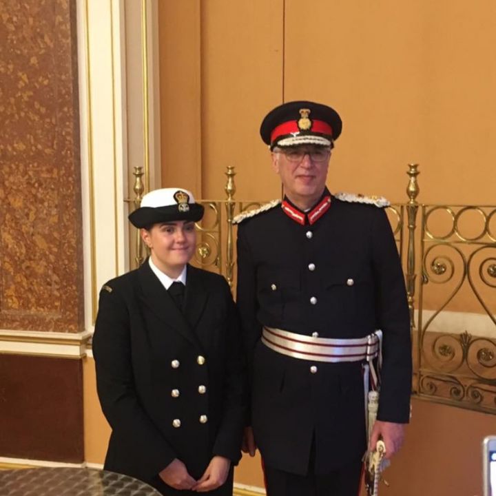 PO Amy Freeman receives honoured award.