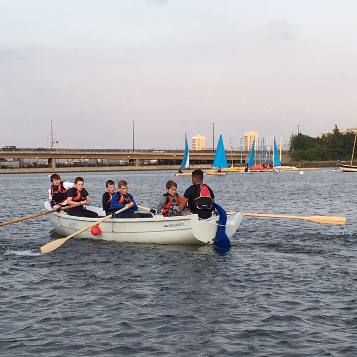 GDR Sea Cadets Boating at the Royal Albert Docks