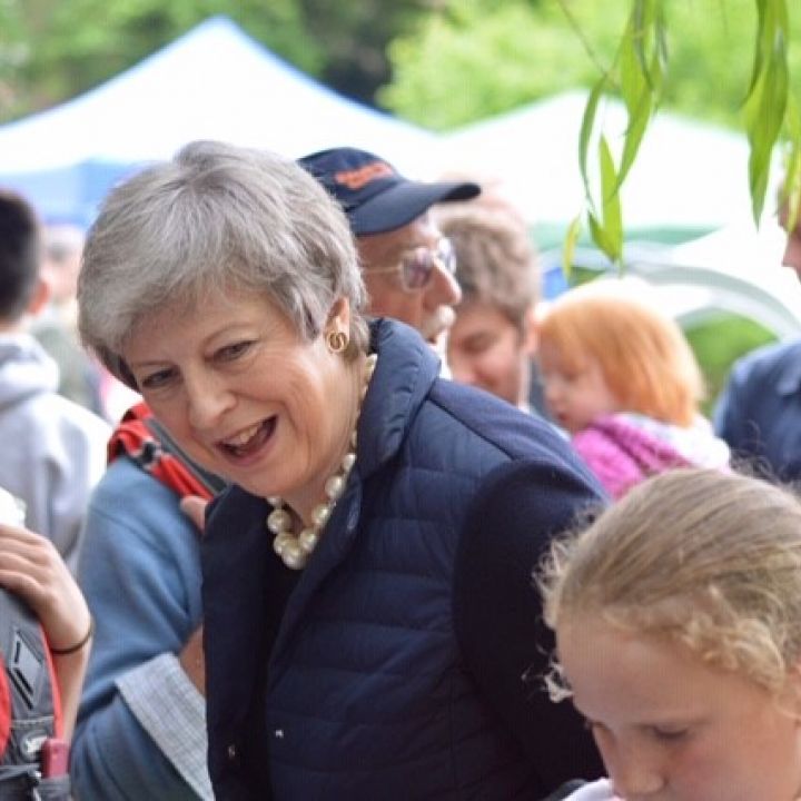 Rowing with Theresa May