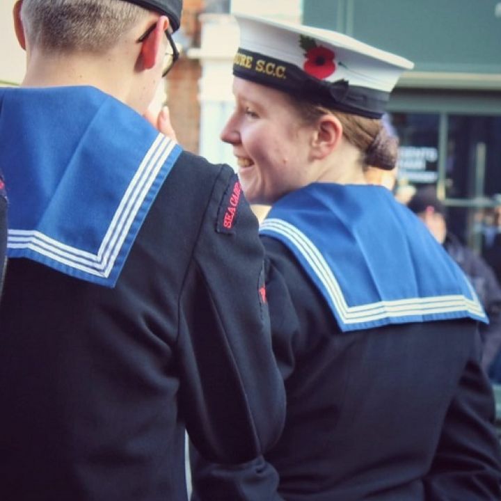 Sea Cadet Lauren Farnham Running Marathon