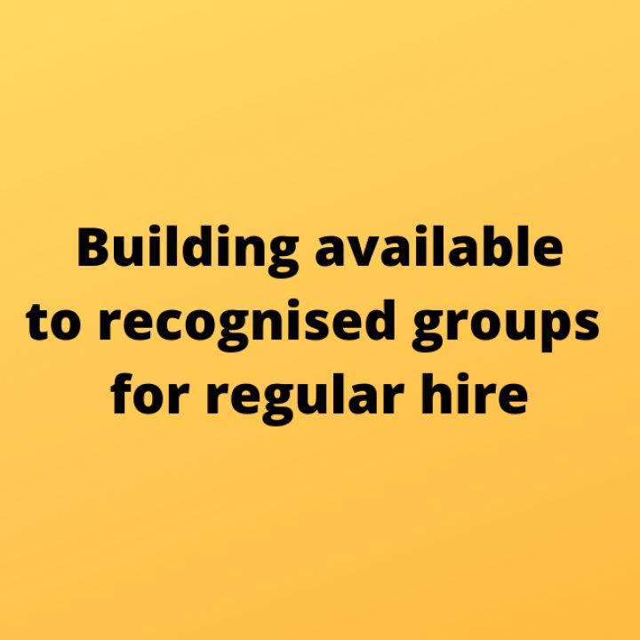 Building available for hire