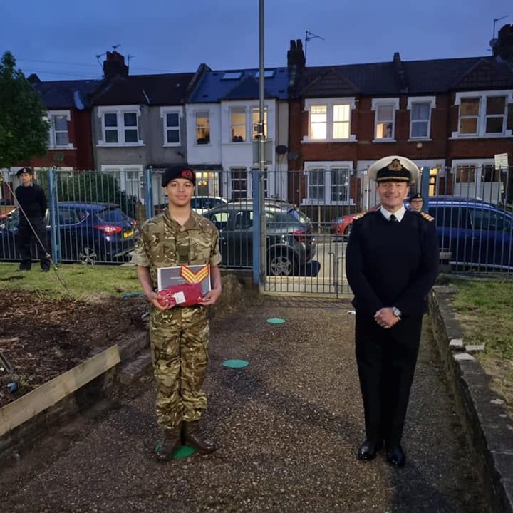 Presentation of Cadet Sgt Slides and Sash