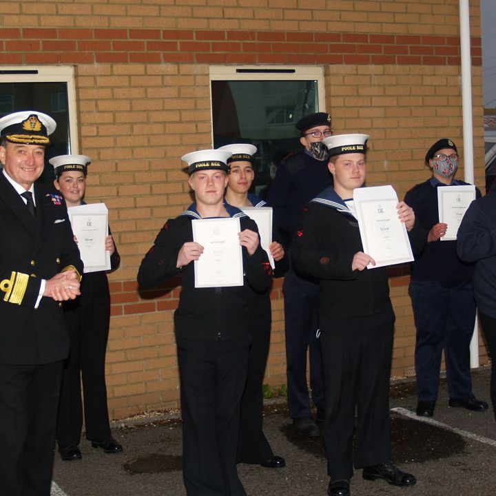Rear Admiral Lambert's Visit