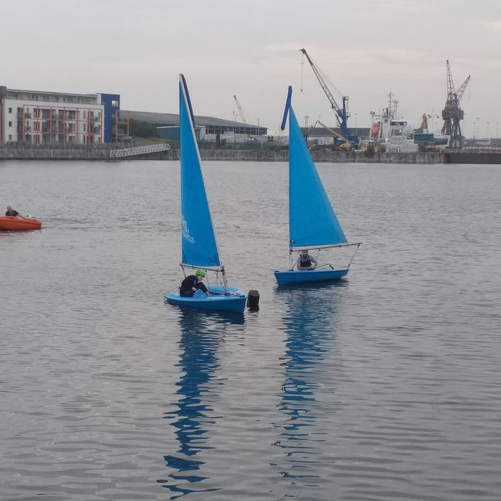 Back on the water, sailing