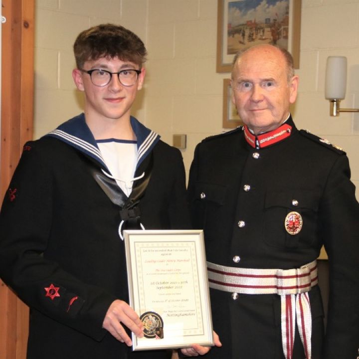 LC Henry Appointed Lord Lieutenant's Cadet 2021/22