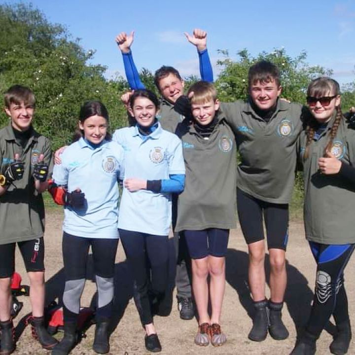 Mansfield Sea Cadets sailing team 2022