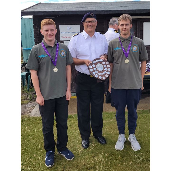 Sea Cadet powerboat handling team Mansfield