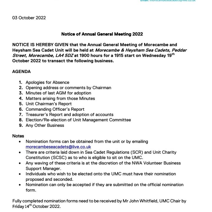 AGM 2022