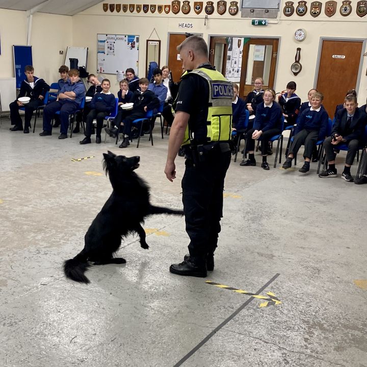 Port Police Dogs visit