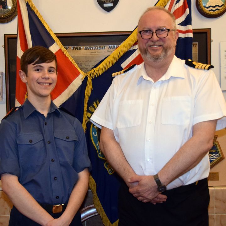 Captain Sea Cadet visit