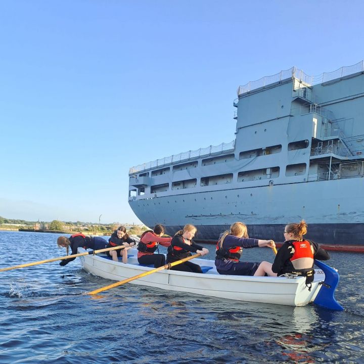 Rowing practise