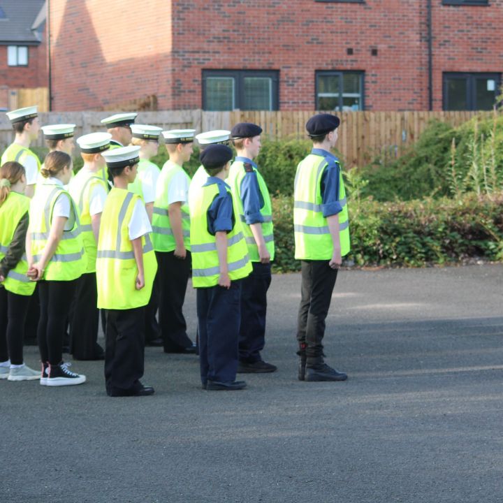 Cadets marching
