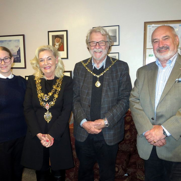OUR CIVIC PATRON PAYS US A VISIT