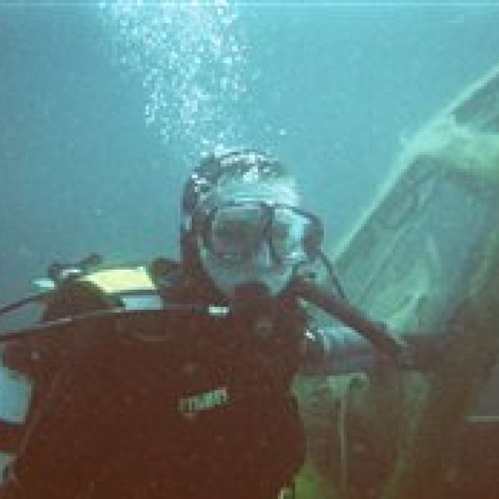 Open Water Dive ( spot the Whirlwind Helicopter )
