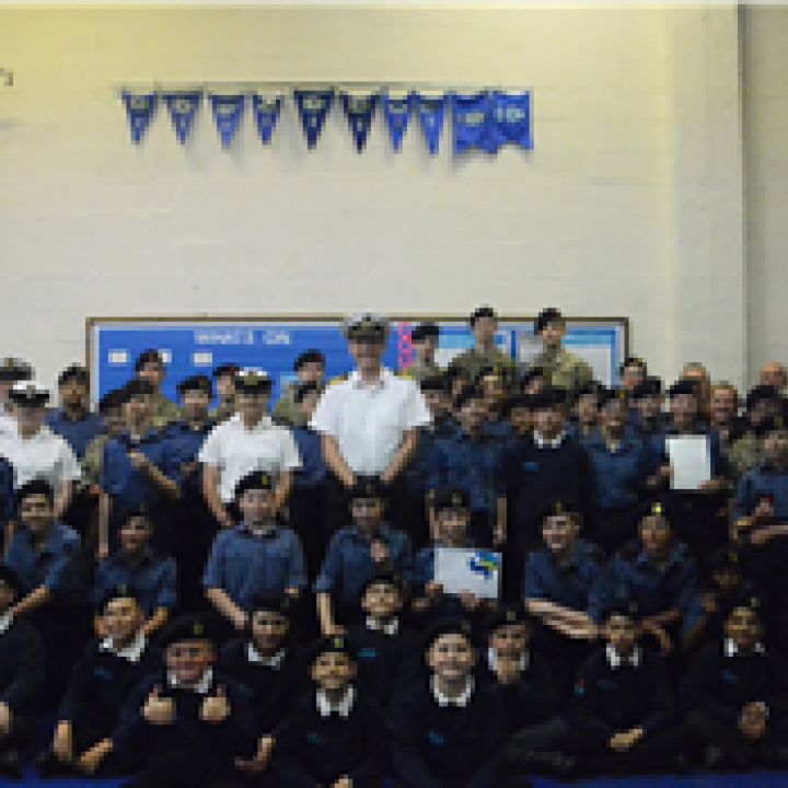 Captain, Sea Cadets' visit