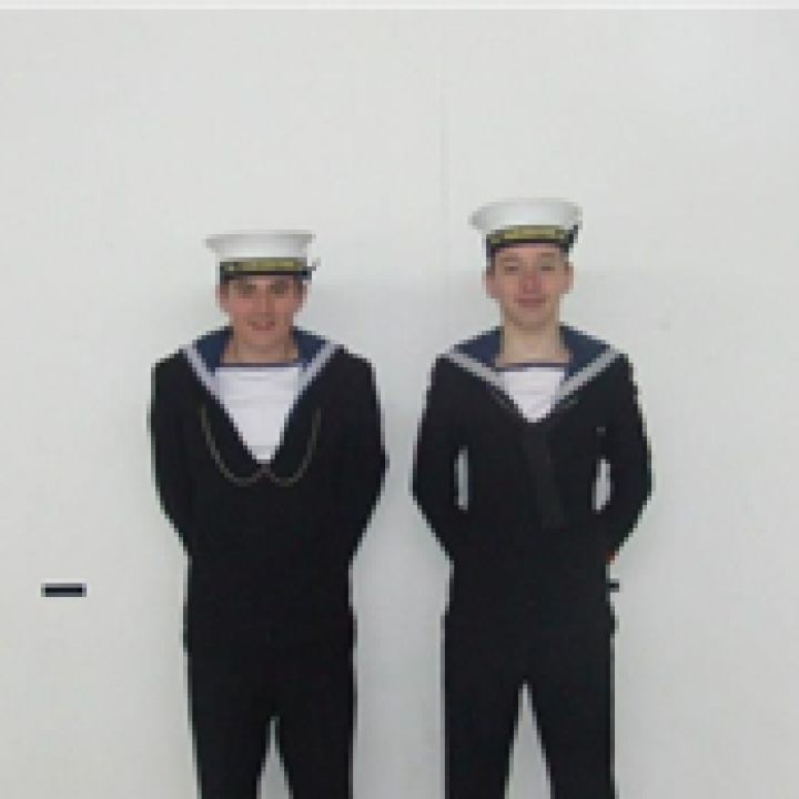 Senior Cadets at the District Piping...