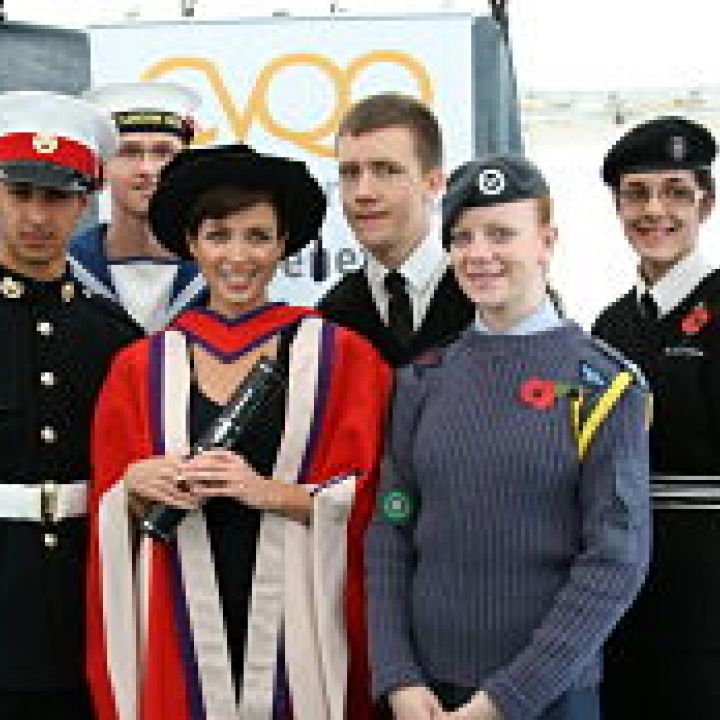Sea Cadets celebrate with Dannii Minogue