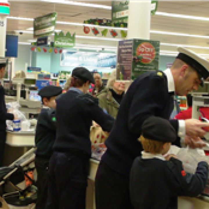 Bag Pack at Tescos Leamington Spa 16/12/12