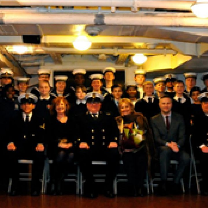 February 2013- A Visit from our Patron