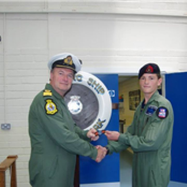 MC2 Daniel Newman gains his Bronze 'Ginger' Wings