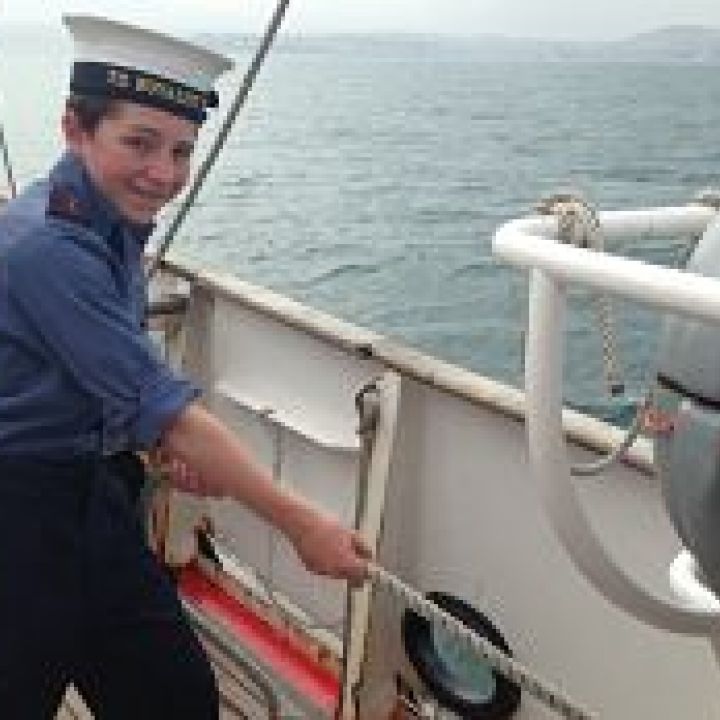 One cadet's epic journey to aboard TS Royalist