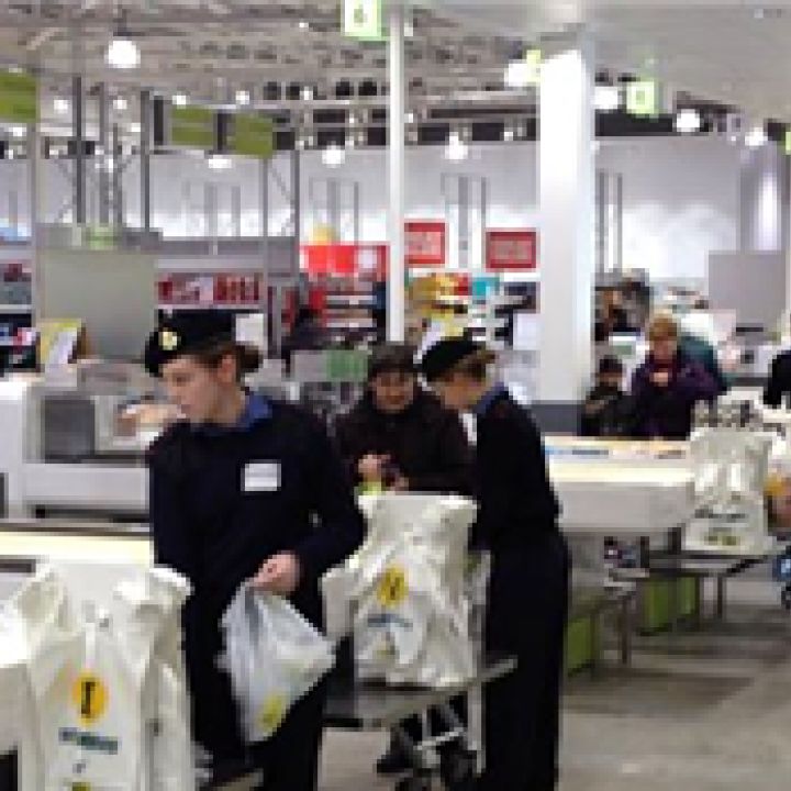 Bag pack at Morrisons Deepdale