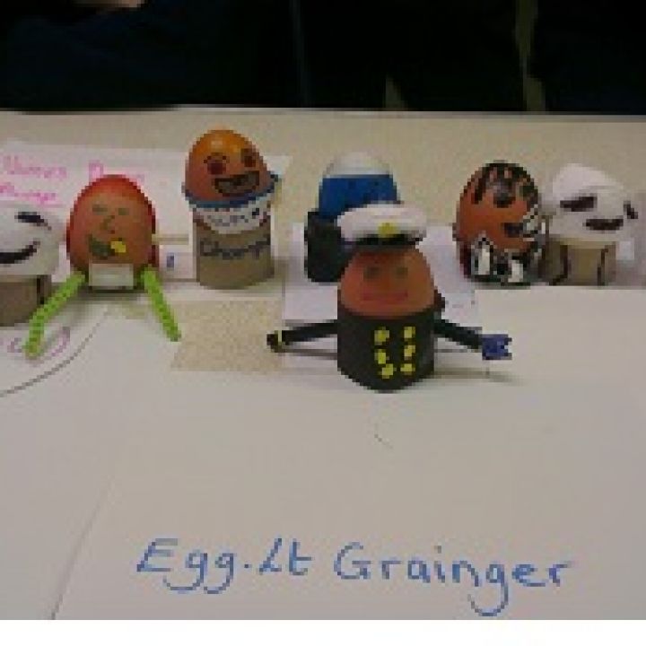 Eggs away....