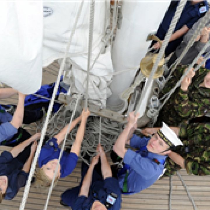 Special sea voyage for young people in honour...