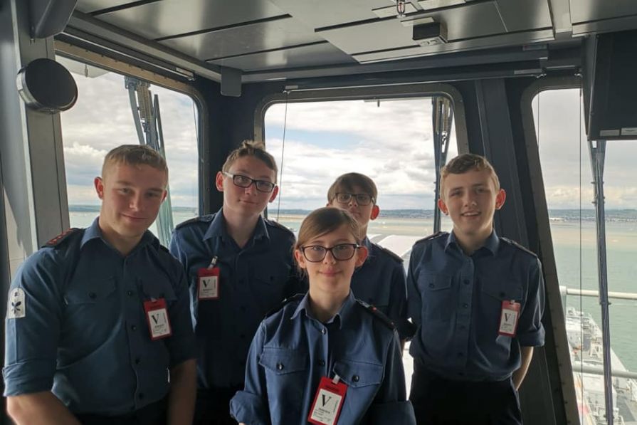 Visit to HMS Queen Elizabeth