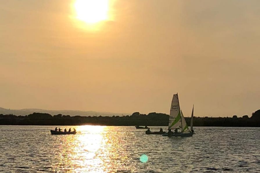 Boating at our Local Lake - Shottwick