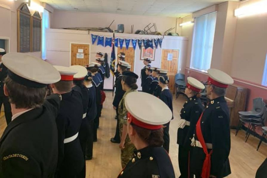 Parade Training in the unit