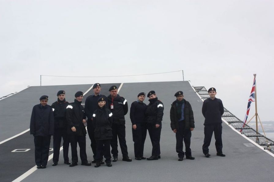 Visit to HMS Queen Elizabeth
