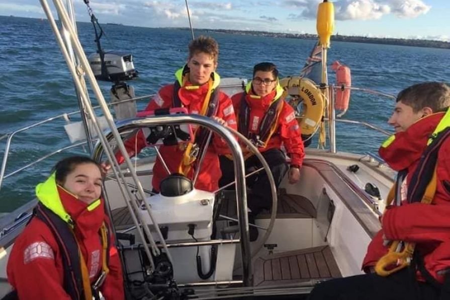 Sailing on the SCC yacht City of London