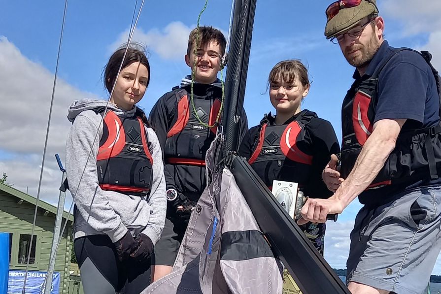 Keelboat Sailing at Grafham Water July 2022