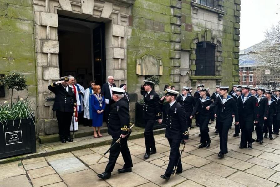 Eyes right! - St Georges Day Parade 2023
